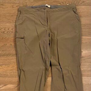 Womens LL Bean Vista Trekking pants size 18
